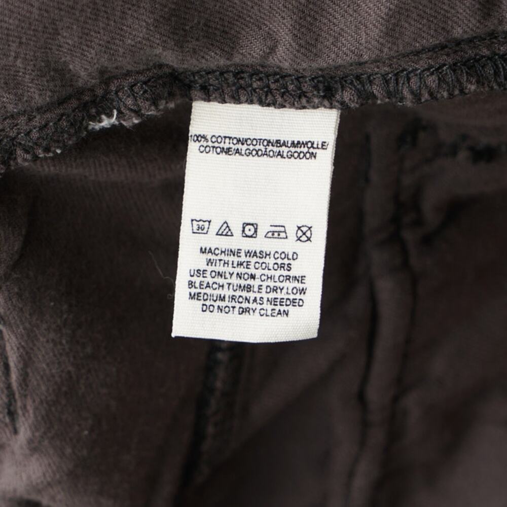 Free People 100% Cotton Plaid Utility Pants Straight Leg Button Fly Pockets EUC - Picture 7 of 8